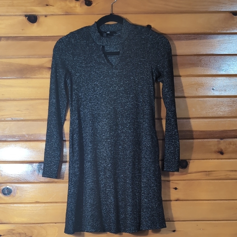 iZBYER Grey Knit Dress